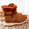 Bottes De Neige Pour Enfants Big Star BB374058BS Camel Brun Brun
