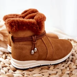 Bottes De Neige Pour Enfants Big Star BB374058BS Camel Brun Brun