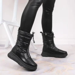 Bottes De Neige Pour Femmes Avec Une Fermeture éclair Noir Potocki Le Noir -Lumière Écarlate Bottes bottes de neige pour femmes avec une fermeture eclair noir potocki le noir 5 2000x2000 1