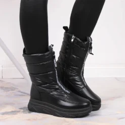 Bottes De Neige Pour Femmes Avec Une Fermeture éclair Noir Potocki Le Noir -Lumière Écarlate Bottes bottes de neige pour femmes avec une fermeture eclair noir potocki le noir 6 2000x2000 1