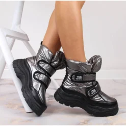 Bottes De Neige Pour Jeunes Potocki En étain Avec Velcro Argent -Lumière Écarlate Bottes bottes de neige pour jeunes potocki en etain avec velcro argent 4 2000x2000 1