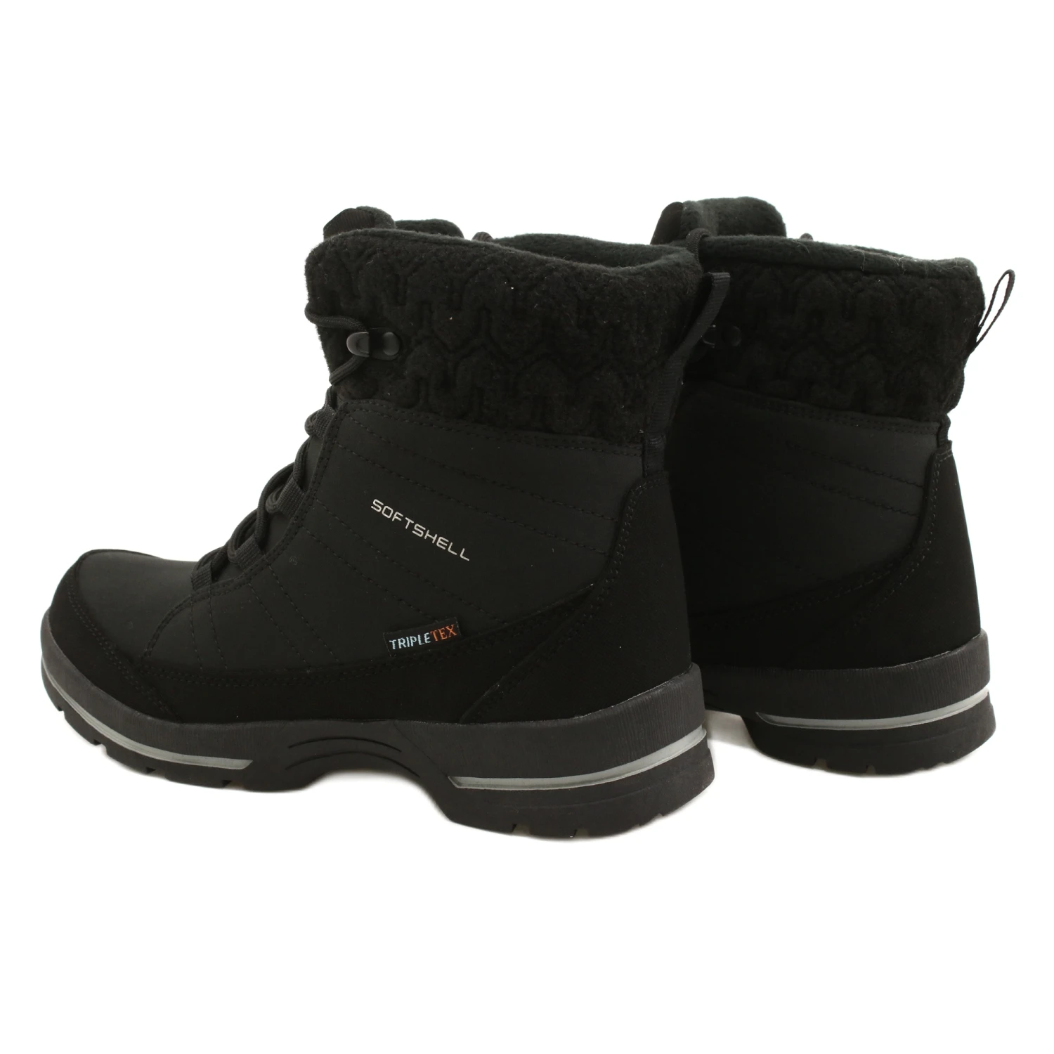 Bottes De Neige Softshell à Membrane American Club SN02/22 Noir Le Noir 4 Bottes De Neige Softshell à Membrane American Club SN02/22 Noir Le Noir – Image 4