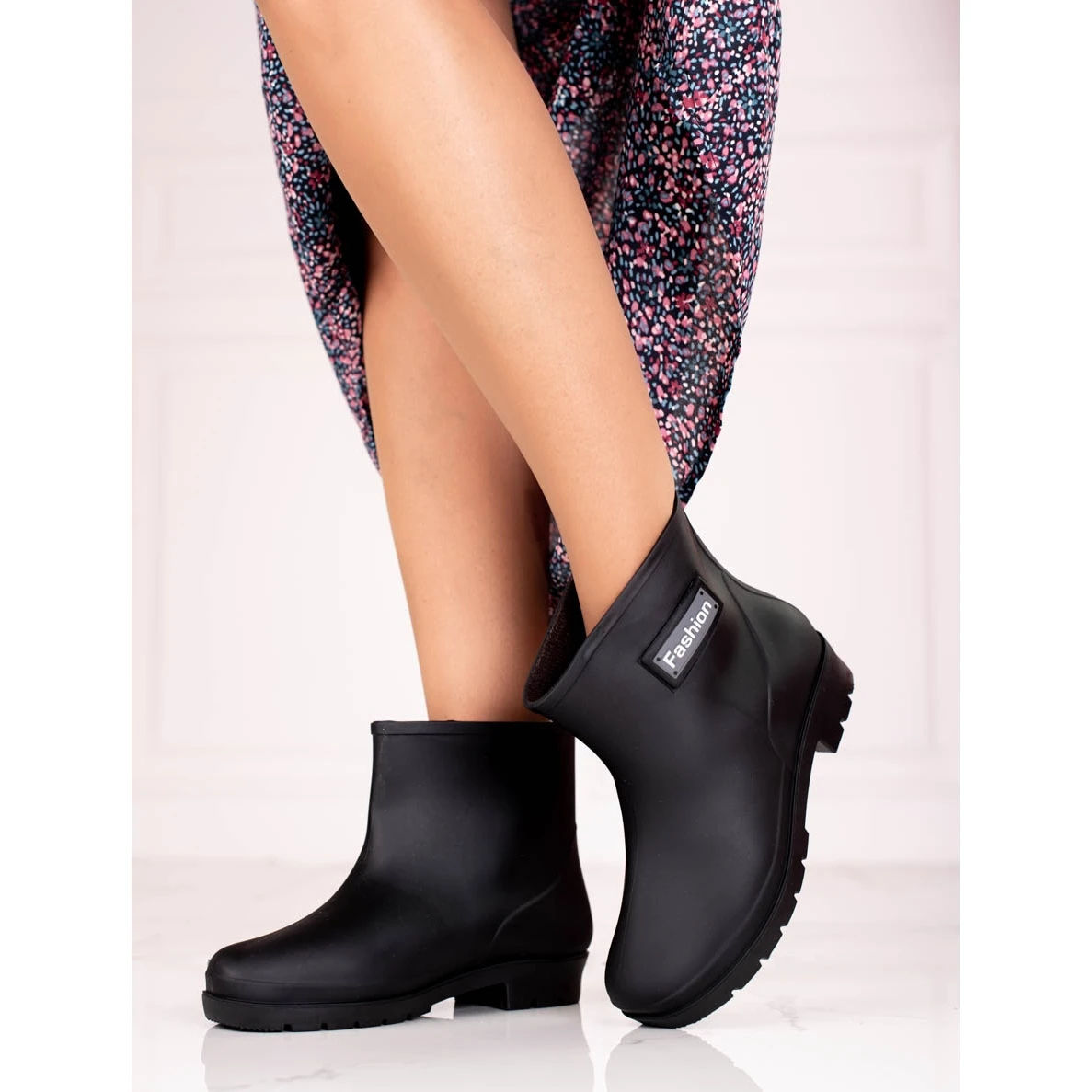 Bottes De Pluie Basses Noires Pour Femmes Shelovet Le Noir 1 Bottes De Pluie Basses Noires Pour Femmes Shelovet Le Noir
