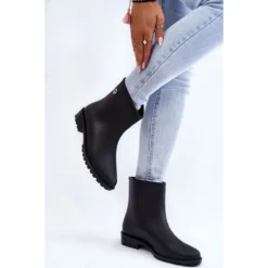 Bottes De Pluie Classiques à Enfiler Pour Femmes Noir Floriana Le Noir -Lumière Écarlate Bottes bottes de pluie classiques a enfiler pour femmes noir floriana le noir 4 2000x2000 1