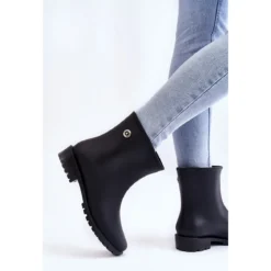 Bottes De Pluie Classiques à Enfiler Pour Femmes Noir Floriana Le Noir -Lumière Écarlate Bottes bottes de pluie classiques a enfiler pour femmes noir floriana le noir 5 2000x2000 1