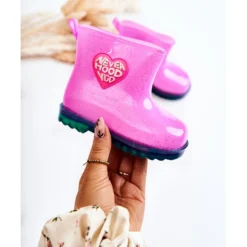 Bottes De Pluie Enfant Brocard Fuchsia Rose Argent -Lumière Écarlate Bottes bottes de pluie enfant brocard fuchsia rose argent 5 2000x2000 1