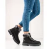 Bottes De Randonnée Femme Shelovet Noires Le Noir