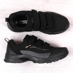 Bottes De Randonnée Imperméables à Velcro American Club Noires Le Noir -Lumière Écarlate Bottes bottes de randonnee impermeables a velcro american club noires le noir 3 2000x2000 1