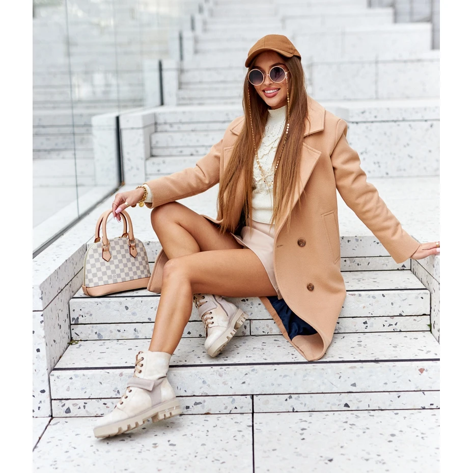 Bottes De Travailleurs En Cuir Beige Maciejka 05219-04 2 Bottes De Travailleurs En Cuir Beige Maciejka 05219-04 – Image 2