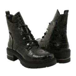 Bottes élégantes Sergio Leone TR744 Le Noir -Lumière Écarlate Bottes bottes elegantes sergio leone tr744 le noir 5 2000x2000 1