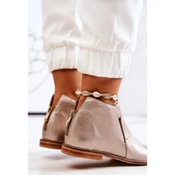 Bottes En Cuir À Talon Laura Messi Or 2324 D'or -Lumière Écarlate Bottes bottes en cuir a talon laura messi or 2324 dor 5 2000x2000 1