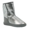 Bottes En Cuir Bartek 477750 Laine Naturelle Argent Gris