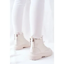 Bottes En Cuir Pour Femmes GOE II2N4013 Blanc Blanche -Lumière Écarlate Bottes bottes en cuir pour femmes goe ii2n4013 blanc blanche 6 2000x2000 1