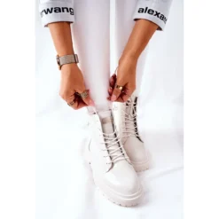 Bottes En Cuir Pour Femmes GOE II2N4013 Blanc Blanche -Lumière Écarlate Bottes bottes en cuir pour femmes goe ii2n4013 blanc blanche 7 2000x2000 1