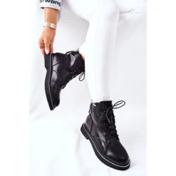 Bottes En Cuir Pour Femmes GOE II2N4014 Noir Le Noir -Lumière Écarlate Bottes bottes en cuir pour femmes goe ii2n4014 noir le noir 5 2000x2000 1