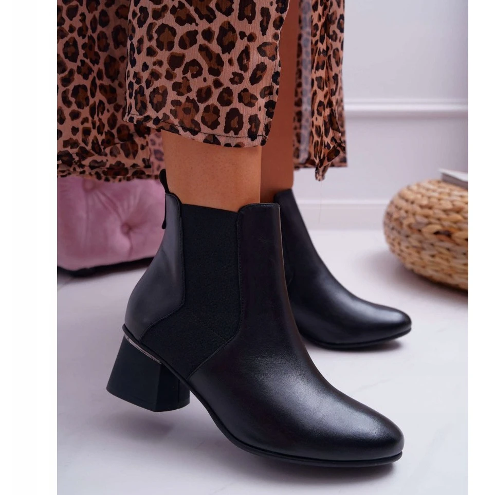 Bottes En Cuir Pour Femmes Laura Messi Noir 2034 Le Noir 1 Bottes En Cuir Pour Femmes Laura Messi Noir 2034 Le Noir