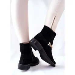 Bottes En Cuir Pour Femmes Nicole Black Dome Le Noir -Lumière Écarlate Bottes bottes en cuir pour femmes nicole black dome le noir 4 2000x2000 1