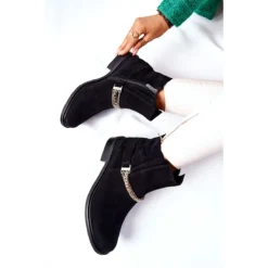 Bottes En Cuir Pour Femmes Nicole Black Dome Le Noir -Lumière Écarlate Bottes bottes en cuir pour femmes nicole black dome le noir 8 2000x2000 1