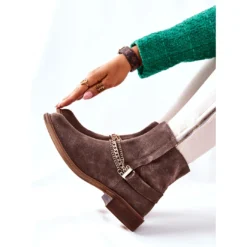 Bottes En Cuir Pour Femmes Nicole Brown Dome Brun -Lumière Écarlate Bottes bottes en cuir pour femmes nicole brown dome brun 5 2000x2000 1