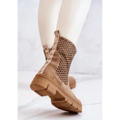 Bottes En Cuir Workers Nicole Marron Clair 2711 Brun -Lumière Écarlate Bottes bottes en cuir workers nicole marron clair 2711 brun 5 2000x2000 1