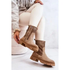 Bottes En Cuir Workers Nicole Marron Clair 2711 Brun -Lumière Écarlate Bottes bottes en cuir workers nicole marron clair 2711 brun 7 2000x2000 1