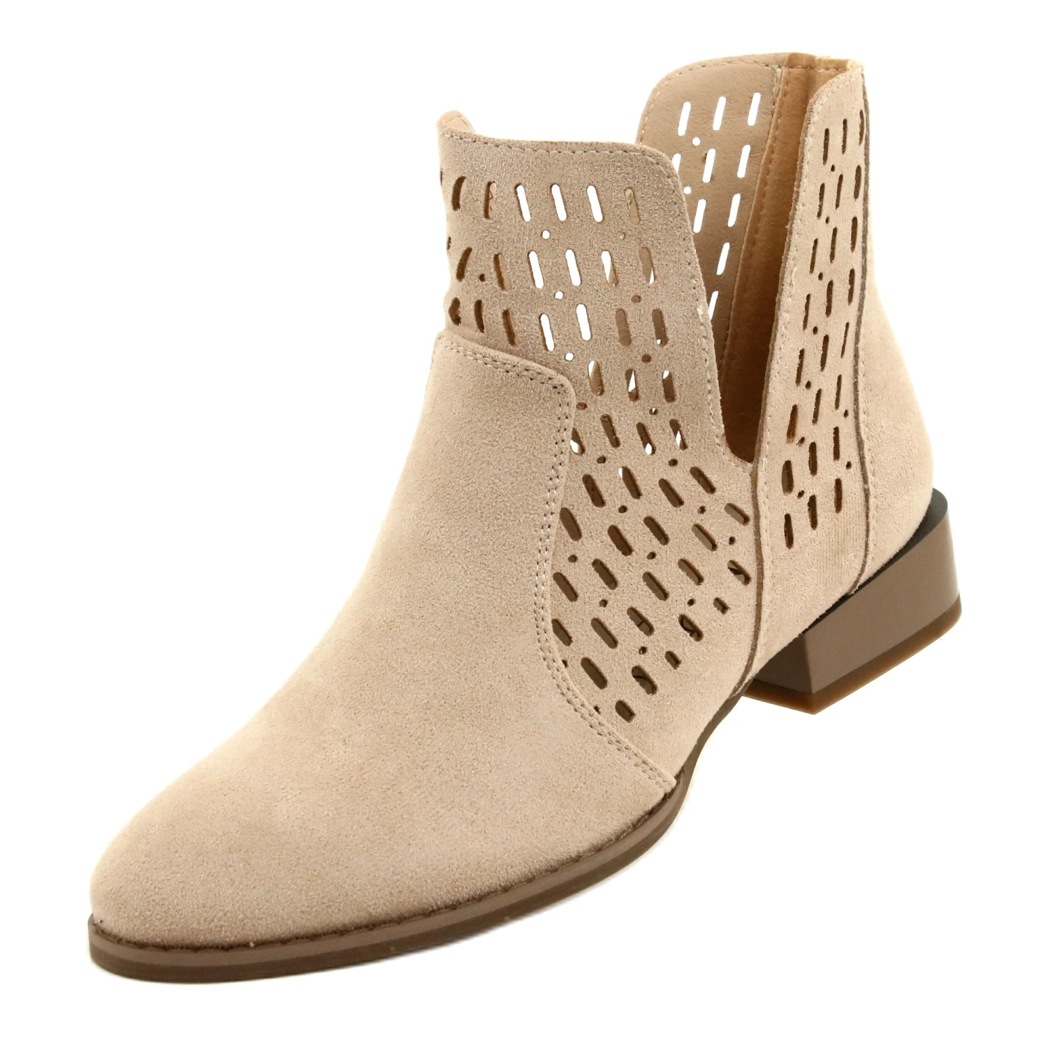 Bottes En Daim Femme Daszyński Beige SA197-12 4 Bottes En Daim Femme Daszyński Beige SA197-12 – Image 4