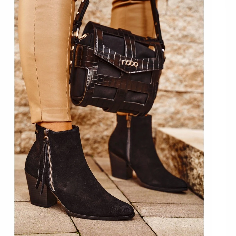 Bottes Femme À Talons Hauts Big Star Noir GG274362 Le Noir 3 Bottes Femme À Talons Hauts Big Star Noir GG274362 Le Noir – Image 3