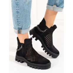 Bottes Femme Ajourées Potocki Noir Le Noir