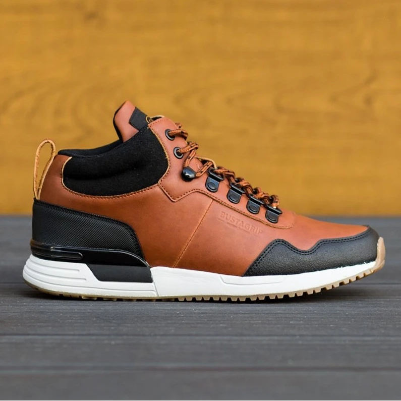 Bottes Hautes En Cuir Jogger Pro Bustagrip M MRM6B Brun 1 Bottes Hautes En Cuir Jogger Pro Bustagrip M MRM6B Brun