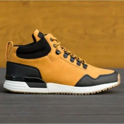 Bottes Hautes En Cuir Jogger Pro Bustagrip M MRM6C Brun