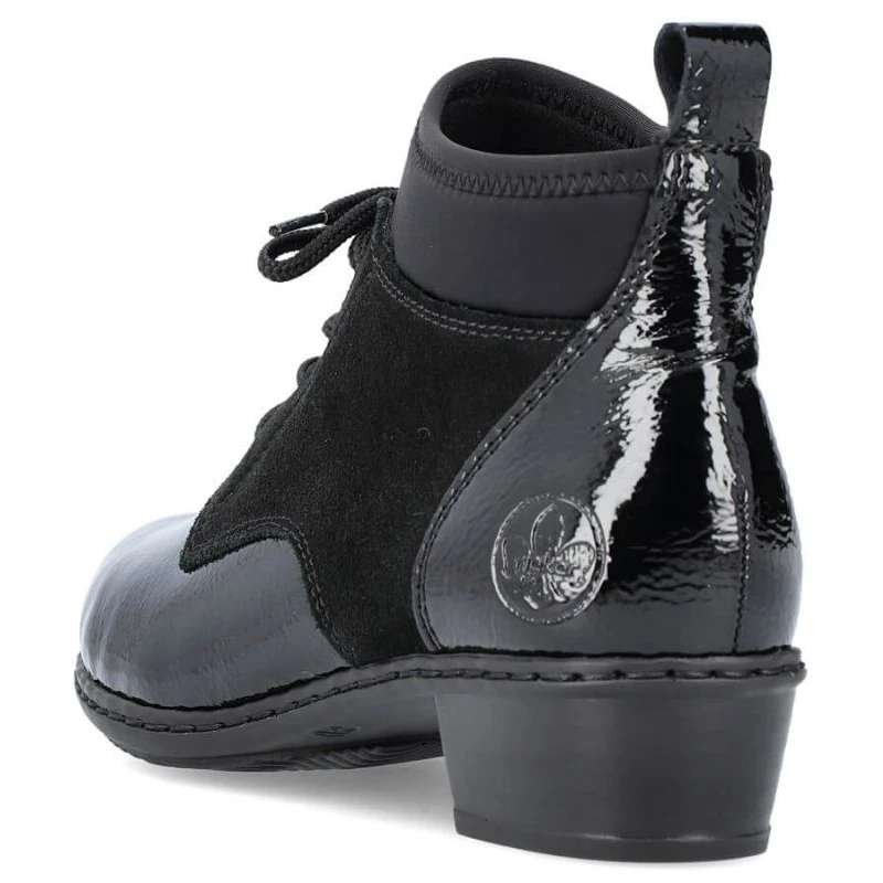 Bottes Isolantes En Cuir Laqué Rieker W RKR573 Le Noir 10 Bottes Isolantes En Cuir Laqué Rieker W RKR573 Le Noir – Image 10