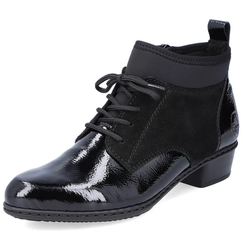 Bottes Isolantes En Cuir Laqué Rieker W RKR573 Le Noir 8 Bottes Isolantes En Cuir Laqué Rieker W RKR573 Le Noir – Image 8