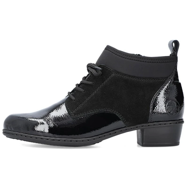 Bottes Isolantes En Cuir Laqué Rieker W RKR573 Le Noir 9 Bottes Isolantes En Cuir Laqué Rieker W RKR573 Le Noir – Image 9