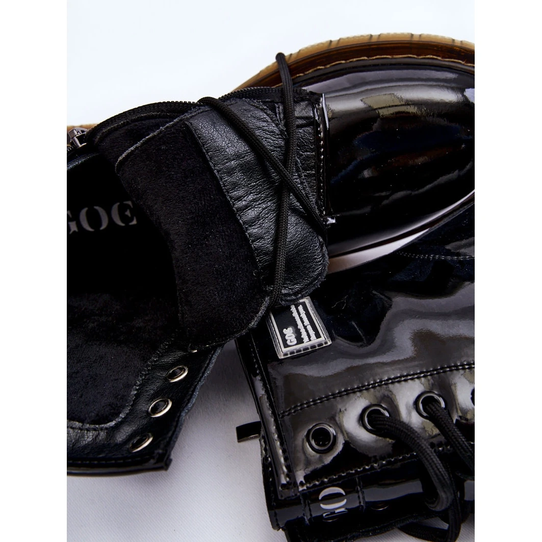 Bottes Isolantes Laquées Femme GOE II2N4050 Noir Le Noir 8 Bottes Isolantes Laquées Femme GOE II2N4050 Noir Le Noir – Image 8
