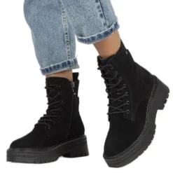 Bottes Isolées En Cuir Suédé Filippo W PAW379A Le Noir -Lumière Écarlate Bottes bottes isolees en cuir suede filippo w paw379a le noir 5 2000x2000 1