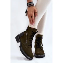 Bottes Isolées En Daim Laura Messi 2508 Vert