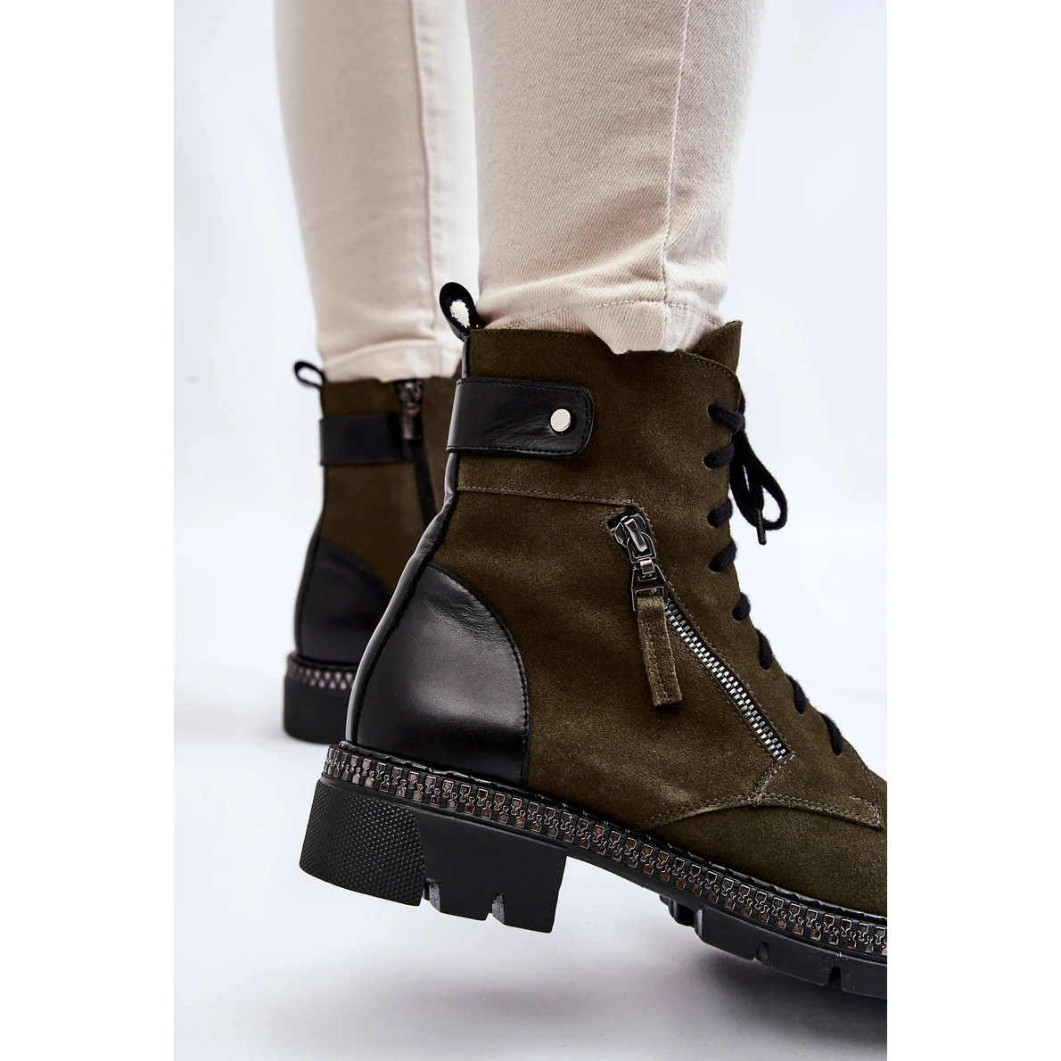 Bottes Isolées En Daim Laura Messi 2508 Vert 6 Bottes Isolées En Daim Laura Messi 2508 Vert – Image 6