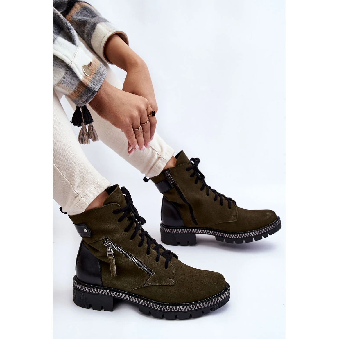 Bottes Isolées En Daim Laura Messi 2508 Vert 7 Bottes Isolées En Daim Laura Messi 2508 Vert – Image 7