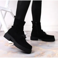 Bottes Isolées En Suède Laura La.Fi W PMR26 Le Noir -Lumière Écarlate Bottes bottes isolees en suede laura la fi w pmr26 le noir 3 2000x2000 1