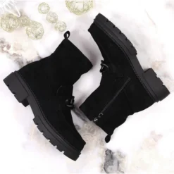 Bottes Isolées En Suède Laura La.Fi W PMR26 Le Noir -Lumière Écarlate Bottes bottes isolees en suede laura la fi w pmr26 le noir 6 2000x2000 1