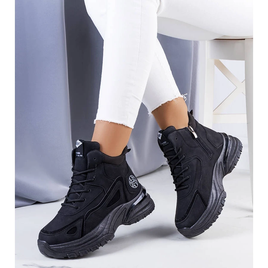 Bottes Isolées Noires LCJ-22-44-1353L Lee Cooper Le Noir 2 Bottes Isolées Noires LCJ-22-44-1353L Lee Cooper Le Noir – Image 2