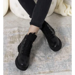 Bottes Isolées Noires Pour Femmes De Ringer Le Noir -Lumière Écarlate Bottes bottes isolees noires pour femmes de ringer le noir 3 2000x2000 1