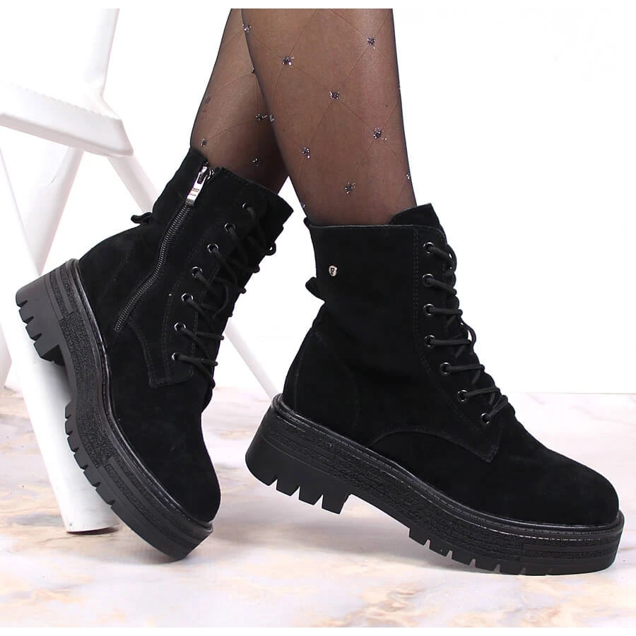 Bottes Isolées Pour Femmes En Cuir Suédé Noir Filippo Le Noir 1 Bottes Isolées Pour Femmes En Cuir Suédé Noir Filippo Le Noir