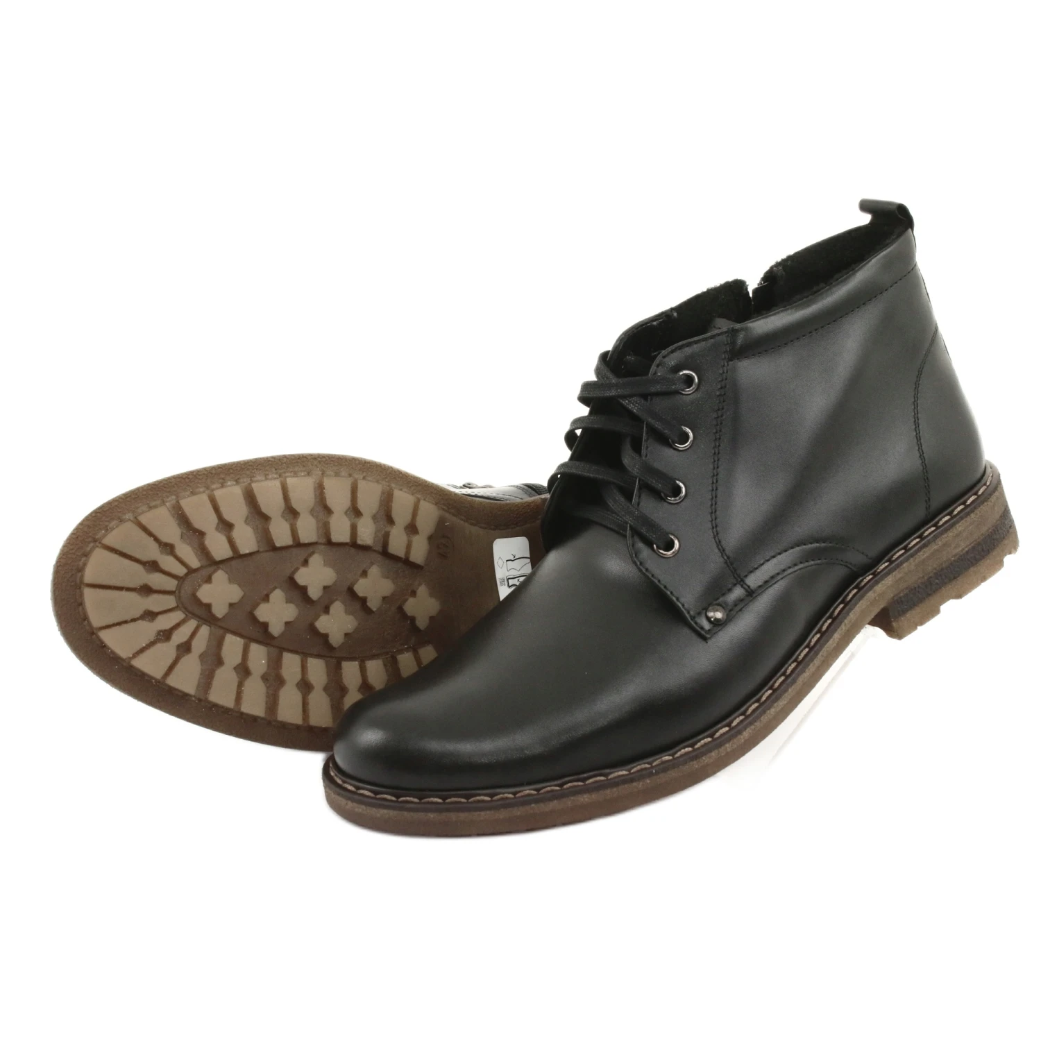 Bottes Moskała BR-1 Noires Pour Hommes Le Noir 4 Bottes Moskała BR-1 Noires Pour Hommes Le Noir – Image 4