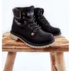 Bottes Noires Pour Enfants Lee Cooper LCJ-22-01-1491 Le Noir