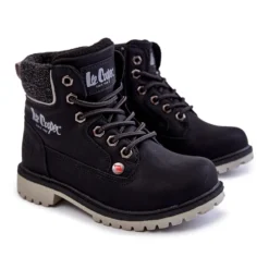 Bottes Noires Pour Enfants Lee Cooper LCJ-22-01-1491 Le Noir -Lumière Écarlate Bottes bottes noires pour enfants lee cooper lcj 22 01 1491 le noir 4 2000x2000 1