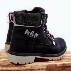 Bottes Noires Pour Enfants Lee Cooper LCJ-22-01-1491 Le Noir -Lumière Écarlate Bottes bottes noires pour enfants lee cooper lcj 22 01 1491 le noir 6 2000x2000 1