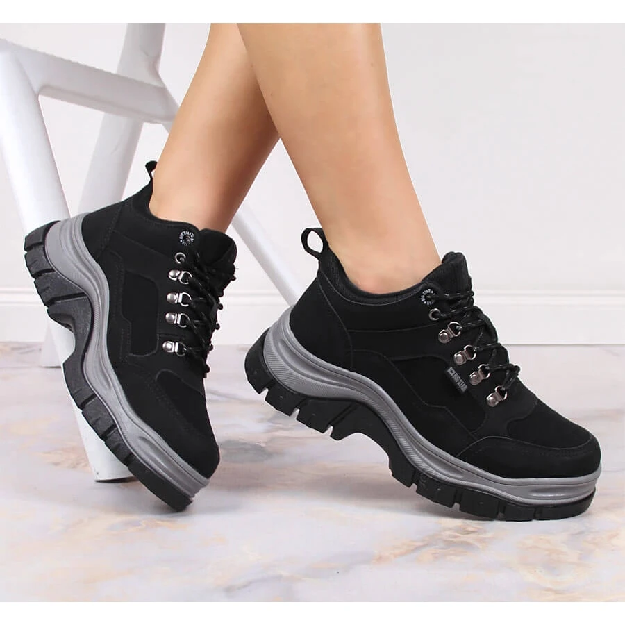 Bottes Noires Pour Femmes Avec Polaire Big Star KK274364 Le Noir 4 Bottes Noires Pour Femmes Avec Polaire Big Star KK274364 Le Noir – Image 4