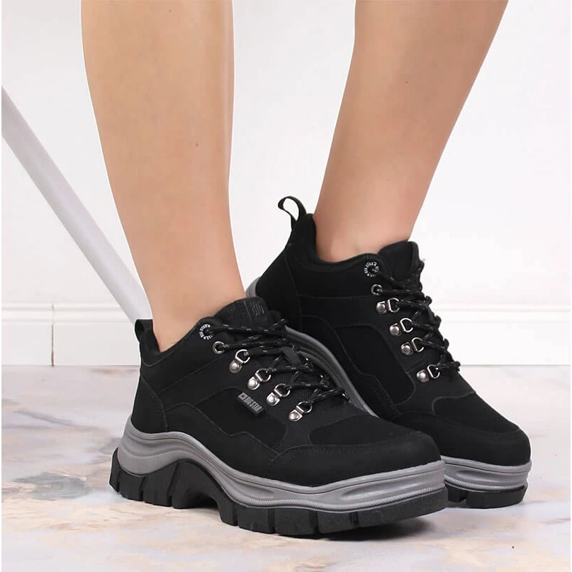 Bottes Noires Pour Femmes Avec Polaire Big Star KK274364 Le Noir 5 Bottes Noires Pour Femmes Avec Polaire Big Star KK274364 Le Noir – Image 5