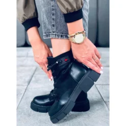 Bottes Provo Black à Semelle épaisse Le Noir